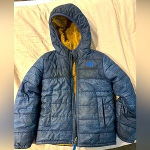 The North Face reversible jacket fleece lined size 6